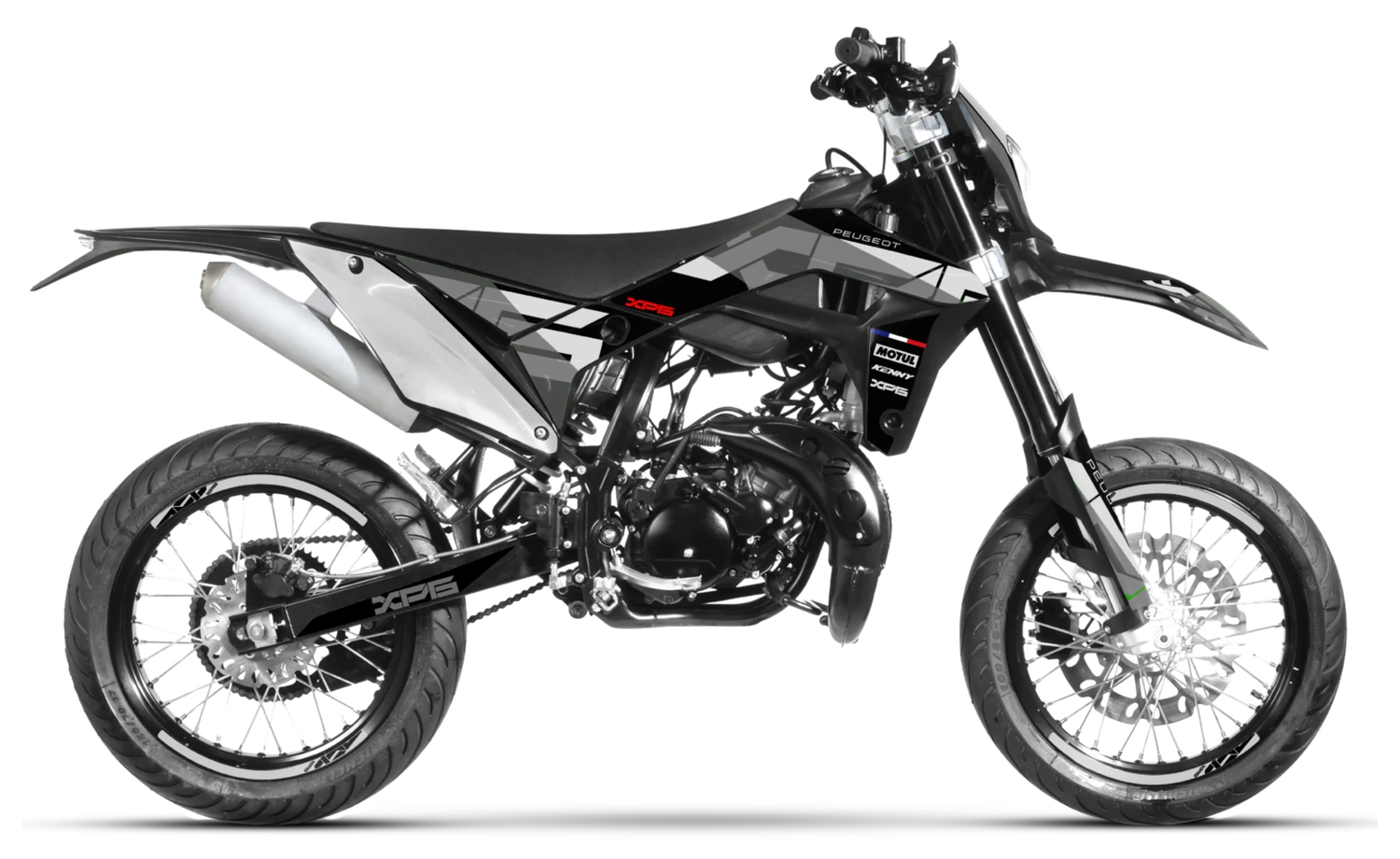 Peugeot XP6 SUPERMOTARD R v barvi Black & Grey